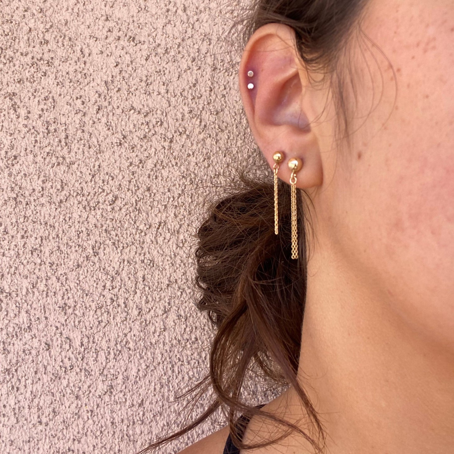 Slick Stud Earrings
